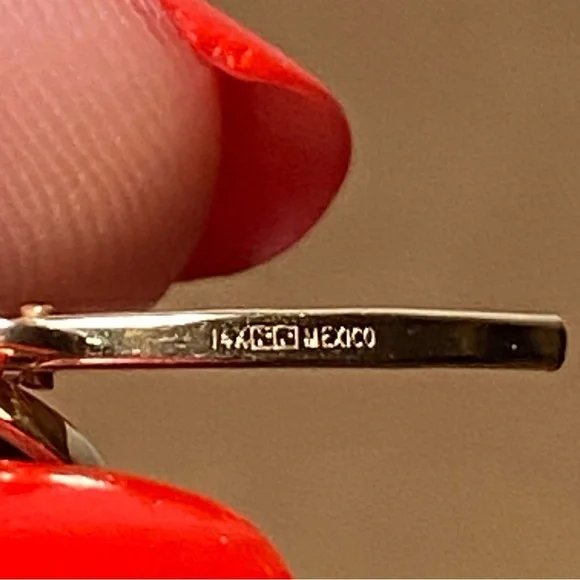 14K Yellow Gold Smokey Quartz - Picture 2 of 10